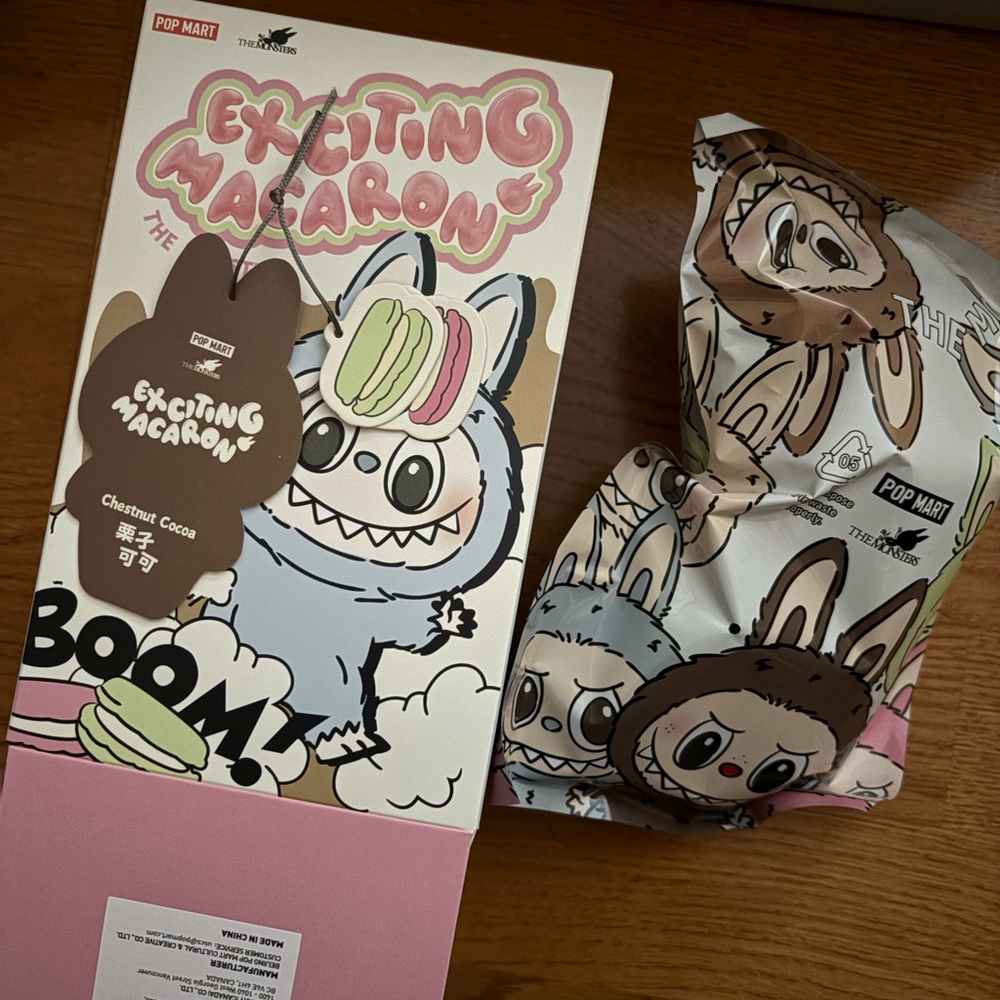 POP MART Labubu Exciting Macaron Series - Chestnut Cocoa